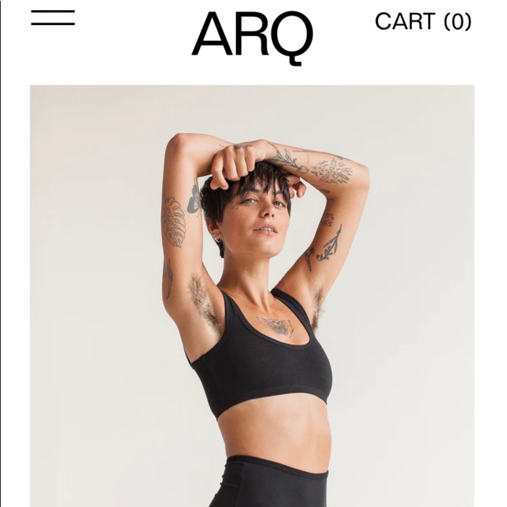 ARQ wide strap bra